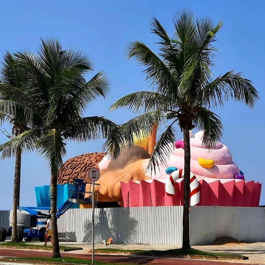Divina Lua Lägenhet Praia Grande  Exteriör bild